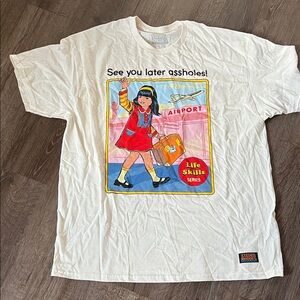 Edith Arrows Kids Graphic Tee - White